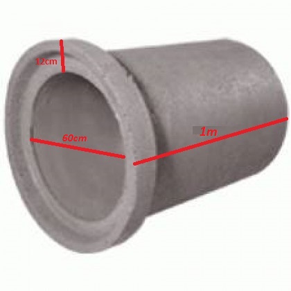 Tubo de concreto 600